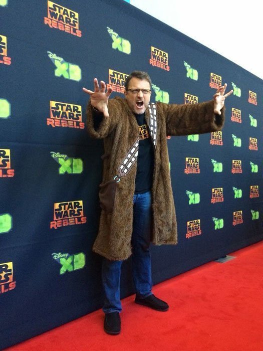 Steve Blum at Star Wars Rebels red carpet screening