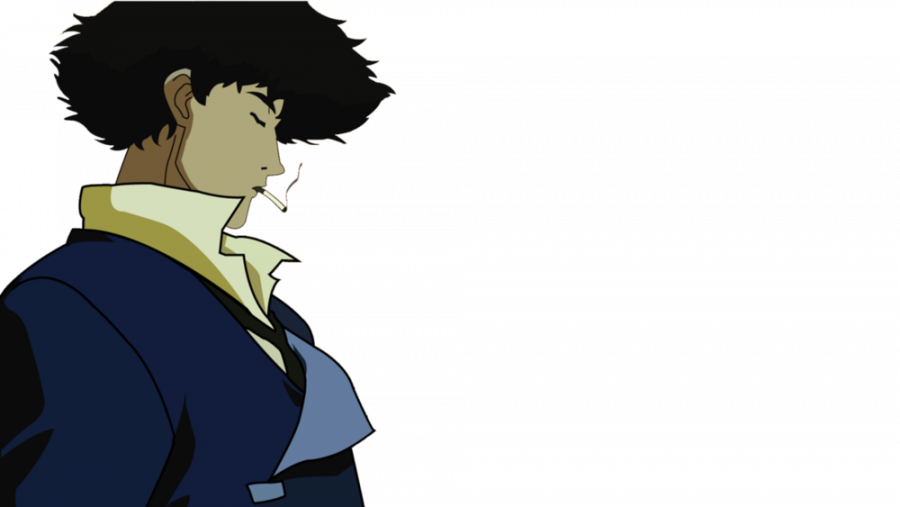 Clear background image of Cowboy Bebop character Spike Spiegal