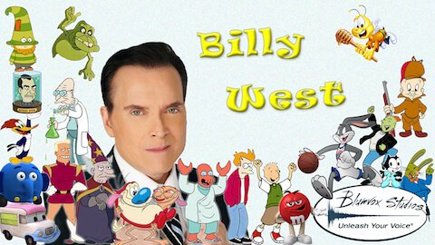 Banner image of voice actor Billy West with popular Characters