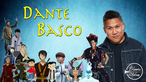 Banner of actor Dante Basco with characters