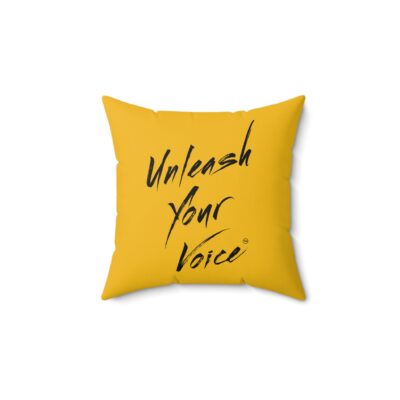 Yellow Unleash Your Voice Pillow