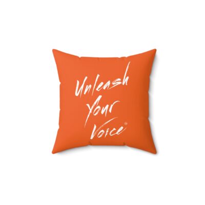Orange Unleash Your Voice Pillow